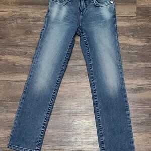 True Religion Classic 5 Pocket Relaxed Slim Fit Faded Jeans PO